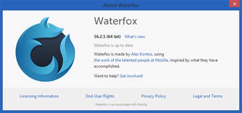 Completely Access of Portable Waterfox 56.2.5